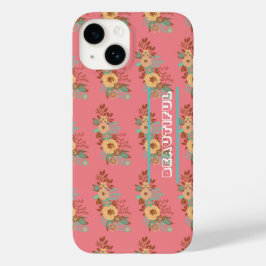 ボホモダンフローラピンク Case-Mate iPhone 14ケース