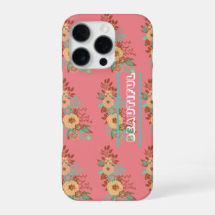ボホモダンフローラピンク iPhone 16 PROケース