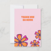ボホモダンフローラフラットサンキューカード サンキューカード (正面)
