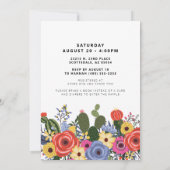 ボホモダンフローラベビー振りかける招待状 招待状 (裏面)