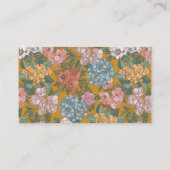 ボホモダンフローラマスタードイエロー結婚ズWebサイト エンクロージャーカード (裏面)