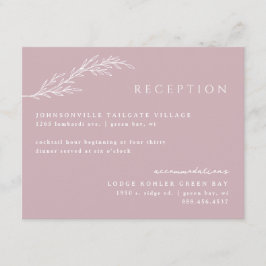 ボホモダンフローラ赤面ピンク エンクロージャーカード