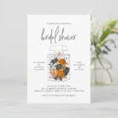 ボホモダンフローラ香水ブランチブライダルシャワー 招待状 (スタンド正面)