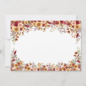 ボホモダンフローラ30歳の誕生日パーティー写真 招待状 (裏面)