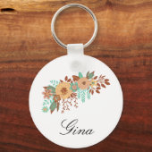 ボホモダンフローラ キーホルダー (正面)