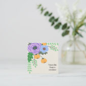 ボホモダンフローラ スクエア名刺 (スタンド正面)