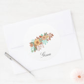 ボホモダンフローラ ラウンドシール (封筒)