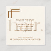 ボホモダンブエレガントロン美しい割引カード 割引カード (裏面)