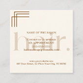 ボホモダンブエレガントロン美しい割引カード 割引カード (裏面)