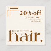 ボホモダンブエレガントロン美しい割引カード 割引カード (正面)