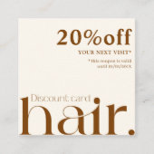 ボホモダンブエレガントロン美しい割引カード 割引カード (正面)