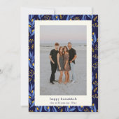 ボホモダンブルーイエローハヌカー植物写真 シーズンカード (正面)