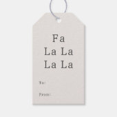 ボホモダンベージュFaラララララトとラララトから ギフトタグ (正面)