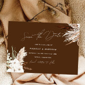 ボホモダンホワイトフローラ結婚ズ セーブザデート