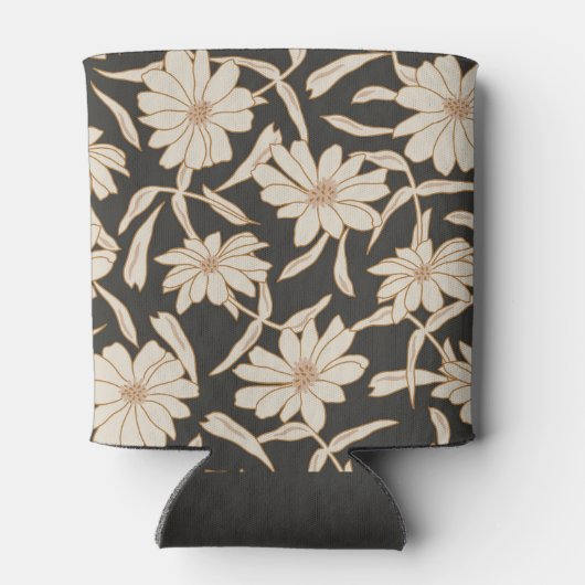 ボホモダンボタニカルブラックアイボリーカスタムウェディング 缶クーラー (裏面)