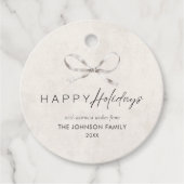 ボホモダンボーミニマルハッピーホリデーズクリスマス フェイバータグ (正面)