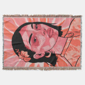 ボホモダンミニマフェミニンリスト芸術 スローブランケット (正面)