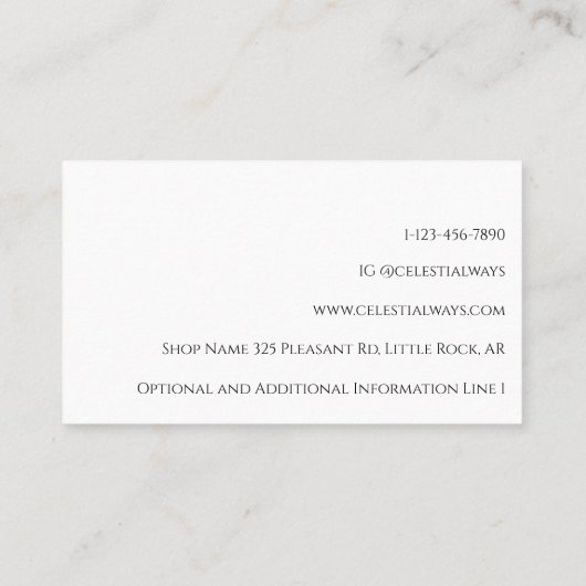 ボホモダンミニマルハンズ&ハーブ薬用ロゴ 名刺 (裏面)