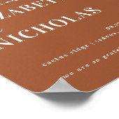 ボホモダンミニマル砂漠 | Terra Cotta Welcome ポスター (角)