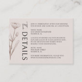 ボホモダンミニマ結婚リスト詳細 エンクロージャーカード (正面)