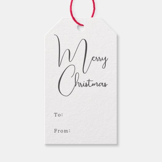 ボホモダンメリークリスマスの行き来 ギフトタグ (正面)