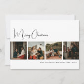 ボホモダンメリークリスマスファイブフォト シーズンカード (正面)