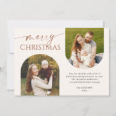 ボホモダンメリークリスマス2写真 シーズンカード (正面)