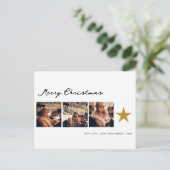 ボホモダンメリークリスマス3フォトコラージュ シーズンポストカード (スタンド正面)