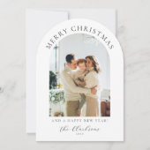 ボホモダンメリークリスマス&ハッピーニューイヤーアーチ 招待状 (正面)