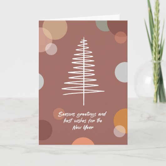 ボホモダンメリークリスマス/年賀状 サンキューカード (正面)