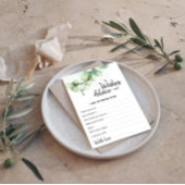 ボホモダンユーカリ結婚スの願いアドバイスカード