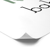 ボホモダンレインボーベビーシャワーウェルカムサイン ポスター (角)