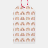 ボホモダンレインボー子供の誕生日パーティー ギフトタグ (裏面)