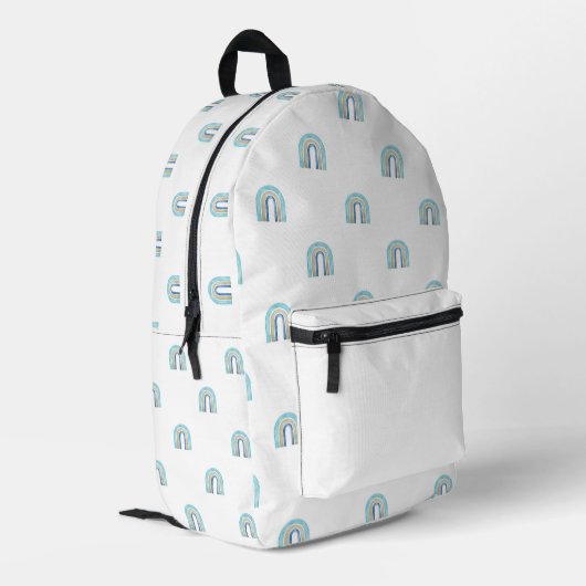 ボホモダンレインボー プリントバックパック (裏面左端)