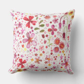 ボホモダンワイルドフラワーウォーター色装飾用クッション クッション (正面)