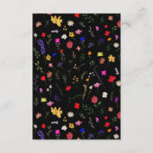 ボホモダンワイルドフラワーズ大学卒業基金 エンクロージャーカード (裏面)