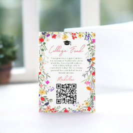 ボホモダンワイルドフラワーズ大学卒業基金 エンクロージャーカード