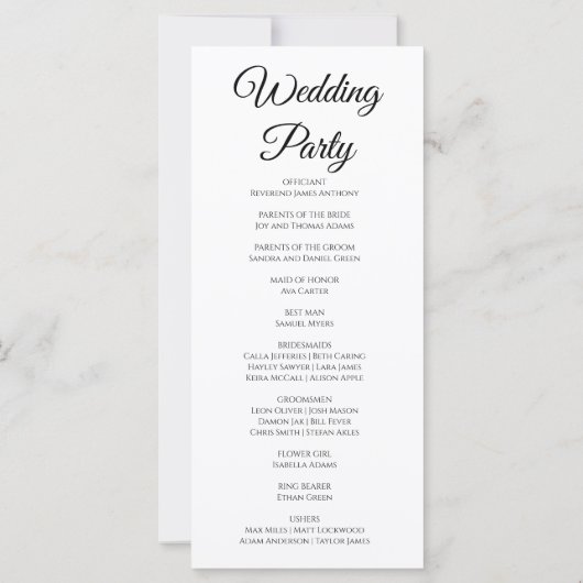 ボホモダンワイルドフラワー庭園の結婚式 (裏面)