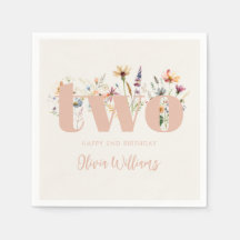 ボホモダンワイルドフラワー2回目の誕生日