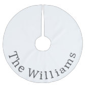 ボホモダンーのクリスマスと名前ツリースカート ブラッシュドポリエステルツリースカート (正面)