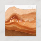 ボホモダンーテラ感謝していコッタお前の注文 スクエア名刺 (正面)