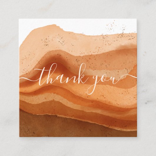 ボホモダンーテラ感謝していコッタお前の注文 スクエア名刺 (正面)