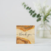 ボホモダンーテラ感謝していコッタお前の注文 スクエア名刺 (スタンド正面)