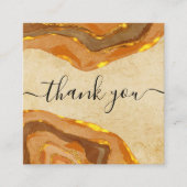 ボホモダンーテラ感謝していコッタお前の注文 スクエア名刺 (正面)