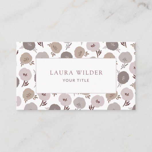 ボホモダンー中立花 名刺 (正面)