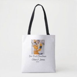 ボホモダンー私たちの初めてのクリスマスフォトカップル名 トートバッグ