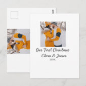 ボホモダンー私たちの初めてのクリスマスフォトカップル名 ポストカード (正面/裏面)