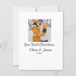 ボホモダンー私たちの初めてのクリスマスフォトカップル名 ポストカード
