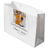 ボホモダンー私たちの初めてのクリスマスフォトカップル名 ラージペーパーバッグ (裏面アングル)