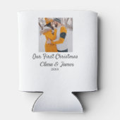 ボホモダンー私たちの初めてのクリスマスフォトカップル名 缶クーラー (裏面)